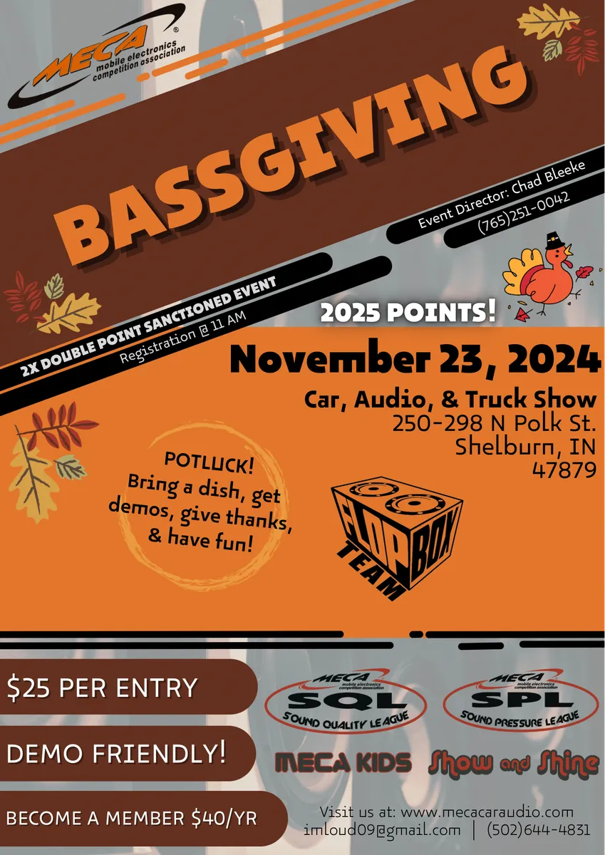 BASSGIVING points fix Flyer