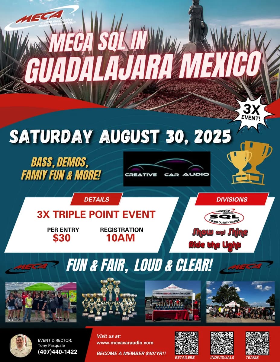 MECA SQL in Guadalajara Mexico Flyer