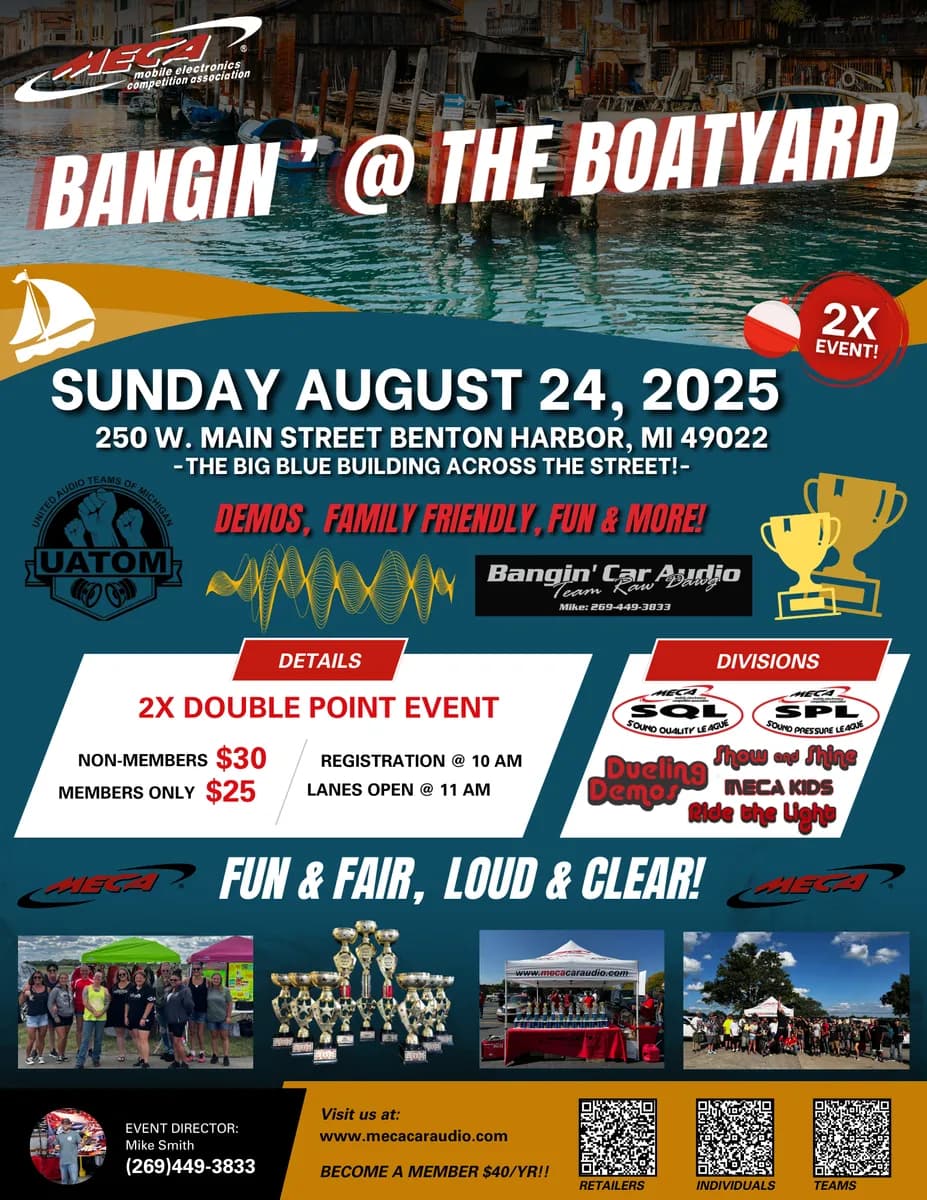 Bangin' @ The Boatyard Flyer