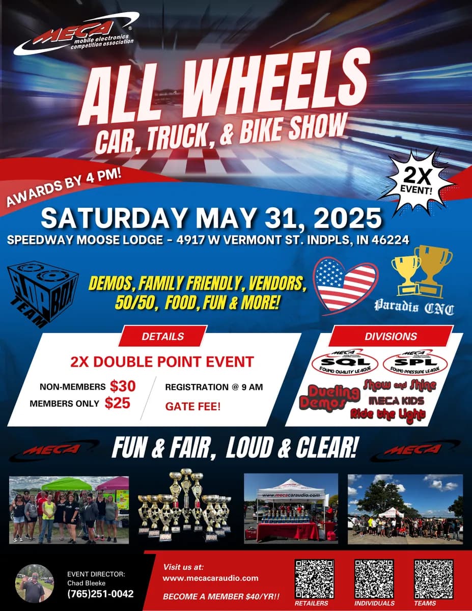 ALL WHEELS (date changed due to points) Flyer