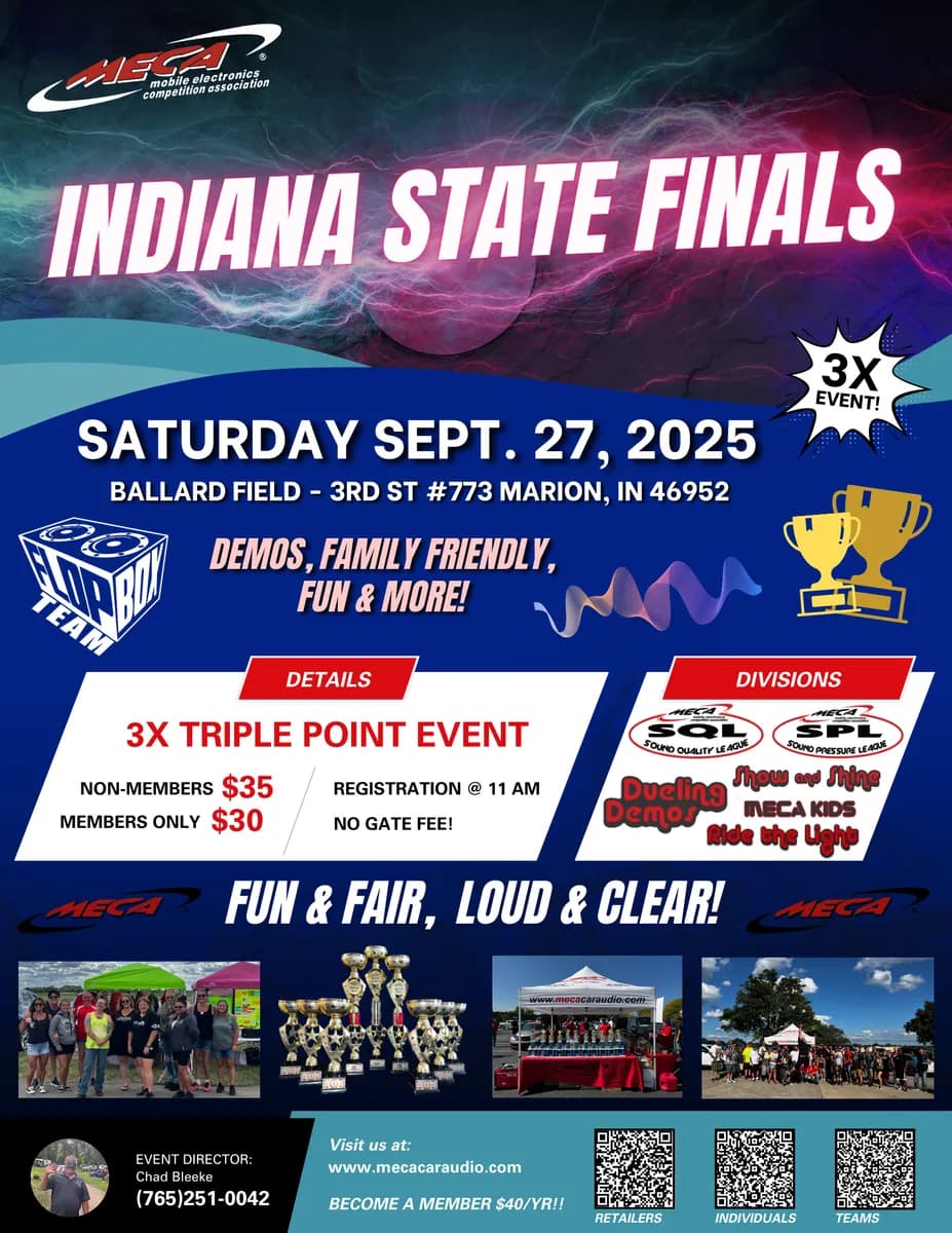 Indiana State Finals Flyer