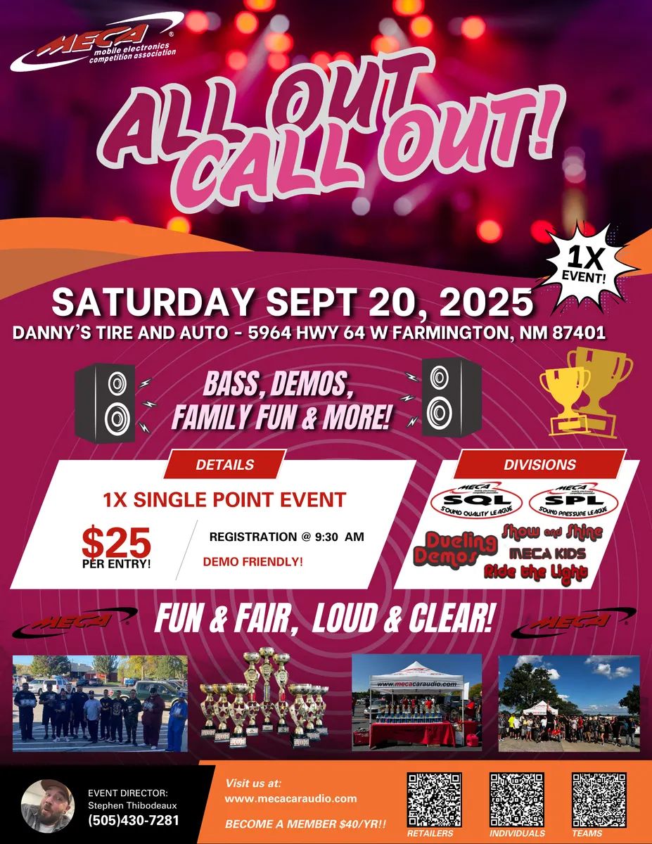 All Out Call Out! Flyer