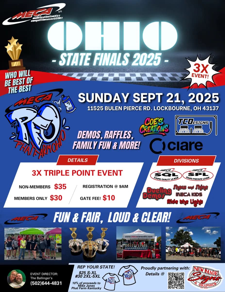 OHIO STATE FINALS Flyer