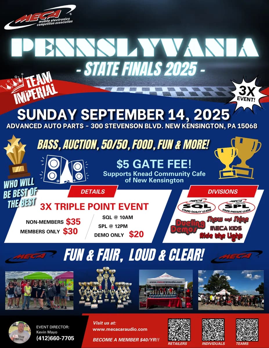 Pennsylvania State Finals 2025 Flyer