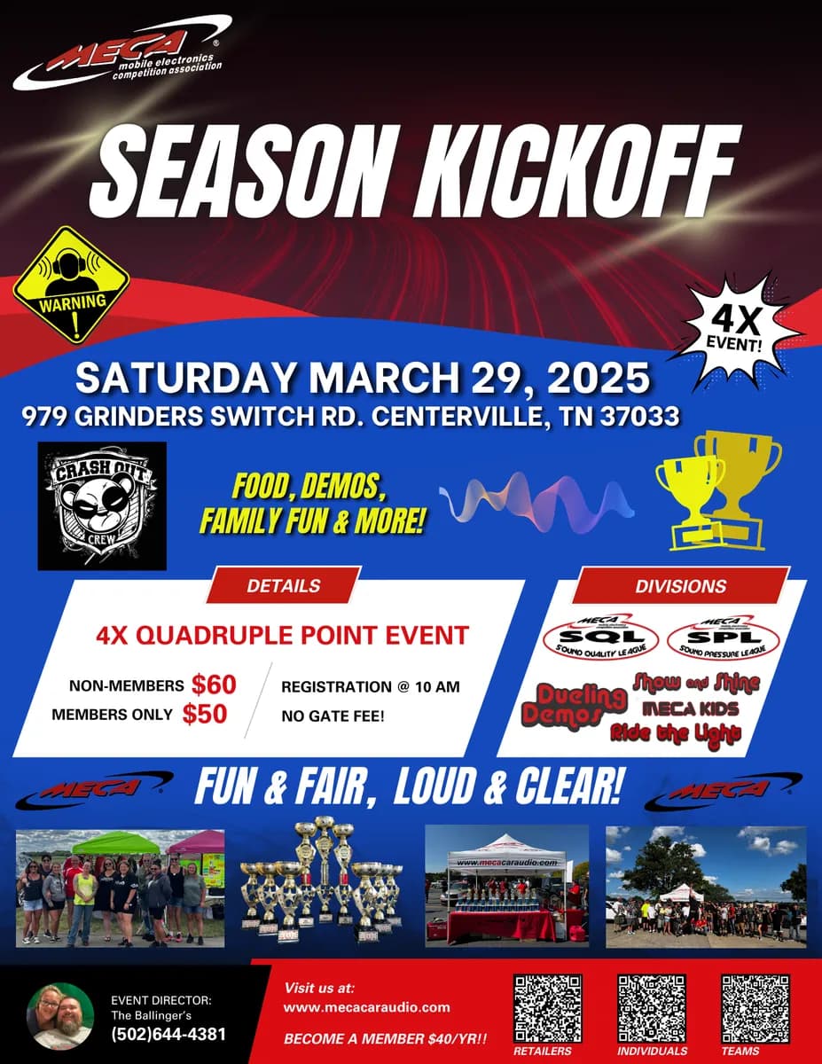 Season Kickoff (date changed due to points)