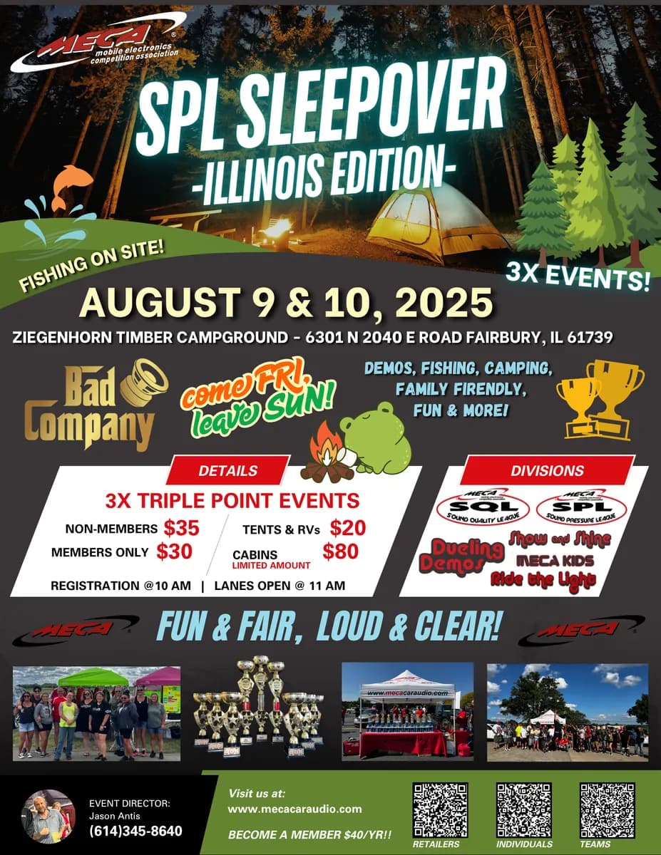 SPL SLEEPOVER - ILLINOIS EDITION