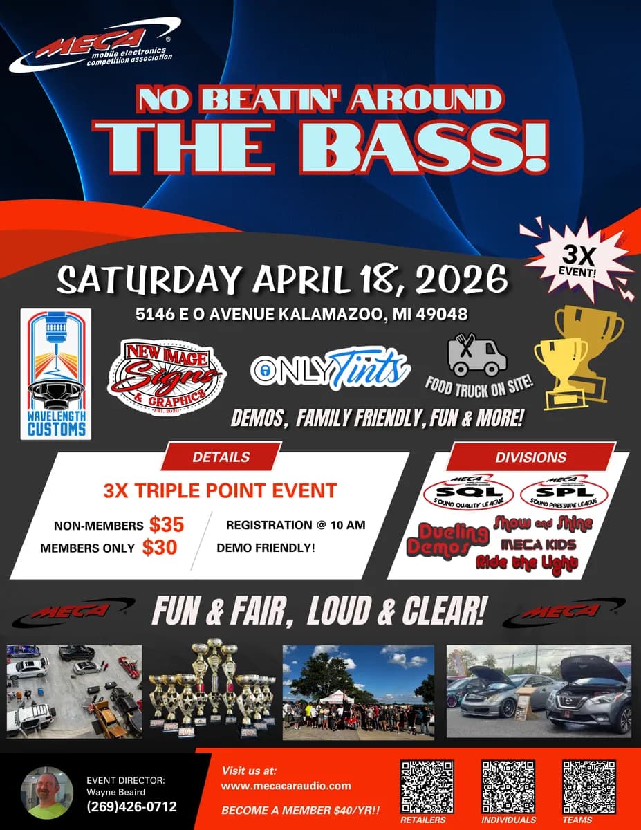 No Beatin' Around The Bass! Flyer