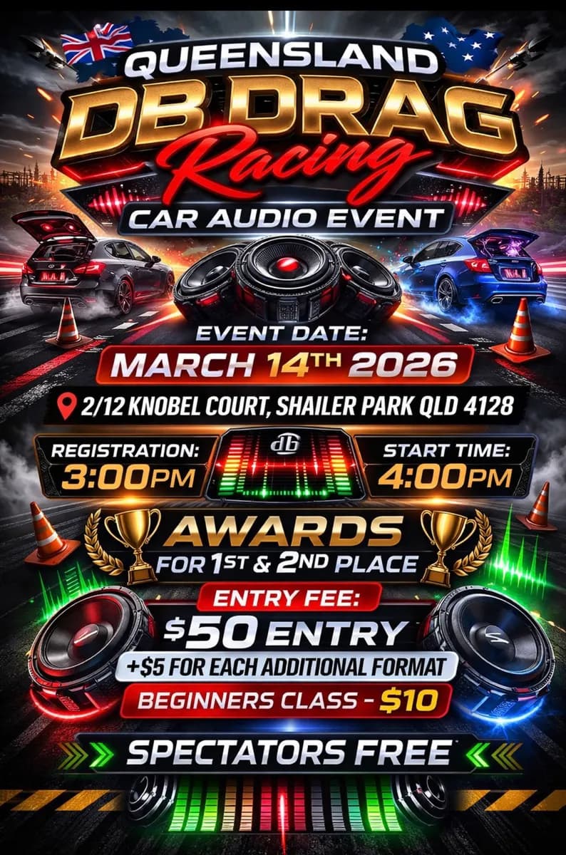 Queensland Db Drag Racing round 1 Event