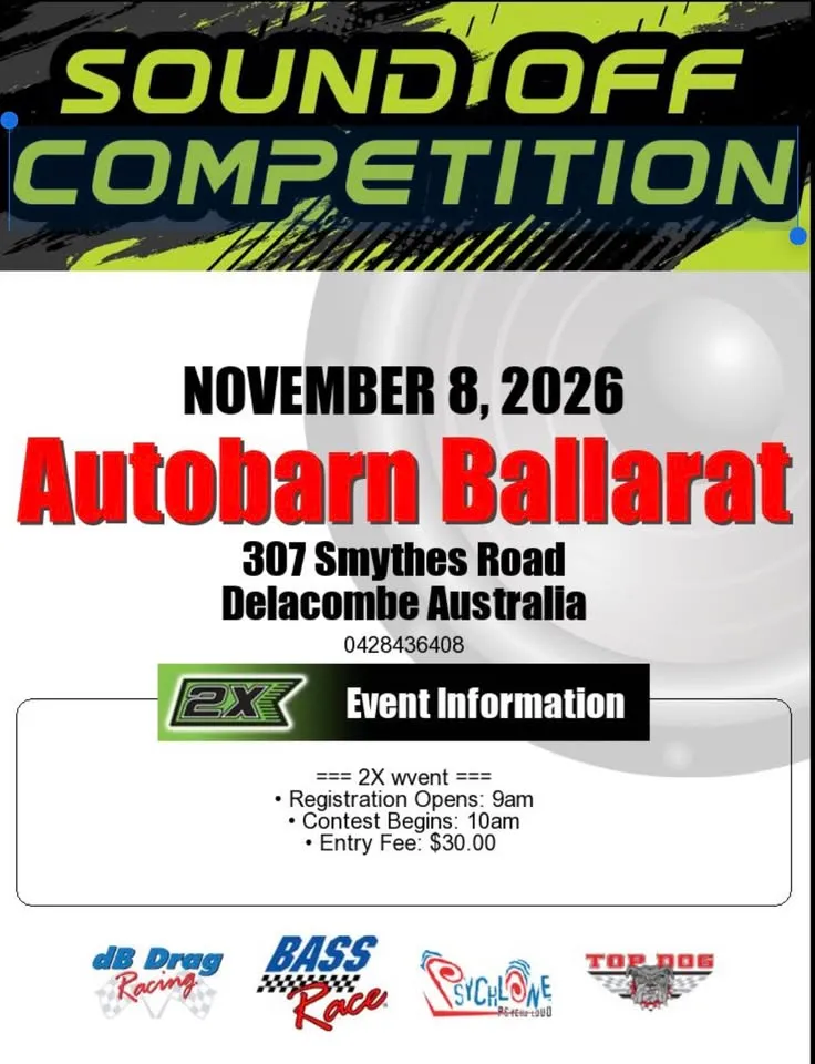 Sound Off Competition - DB Drag Racing