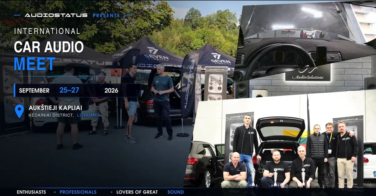 AUDIOSTATUS INTERNATIONAL CAR AUDIO MEET 2026 | LITHUANIA