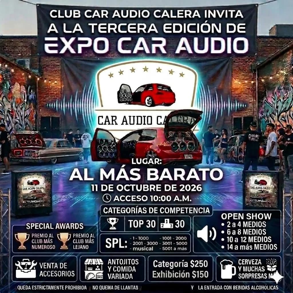 Tercera expo car audio calera