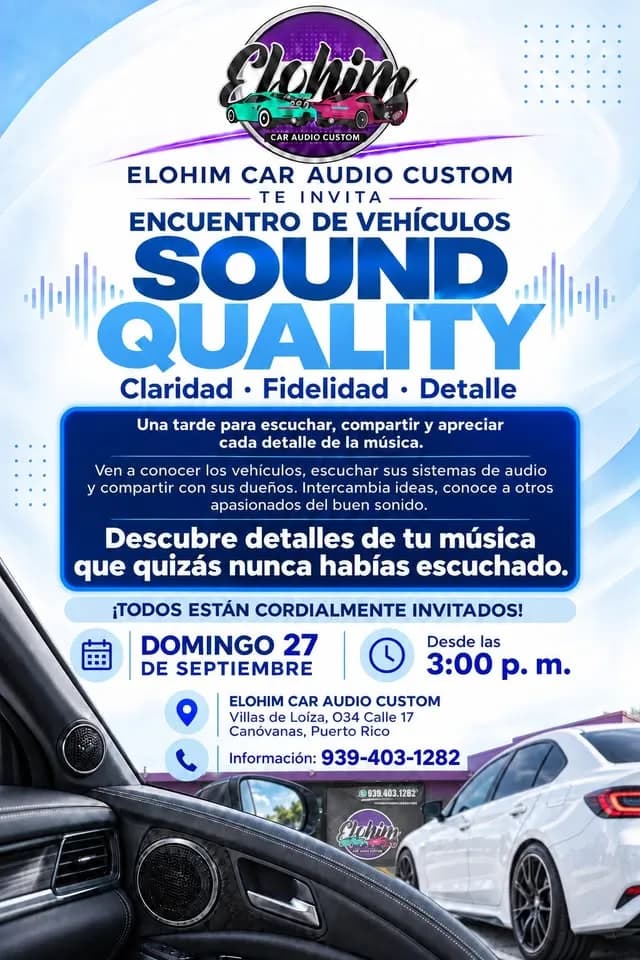 ELOHIM CAR AUDIO SOUND QUALITY MEETING