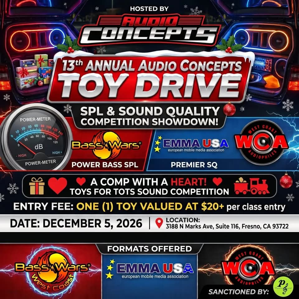 13th Annual Audio Concepts Toy Drive
