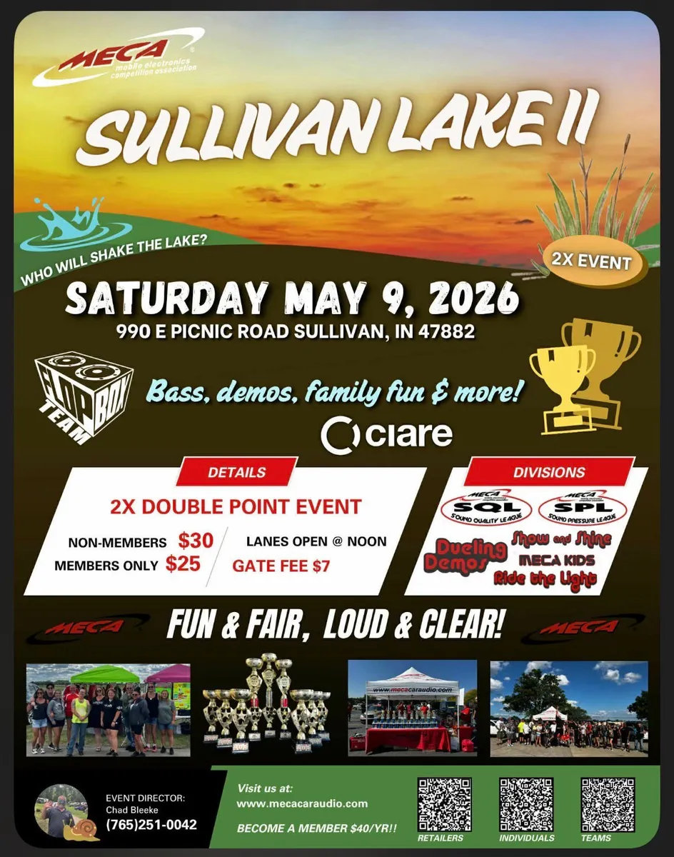 MECA: Sullivan Lake II – Car Audio Competition