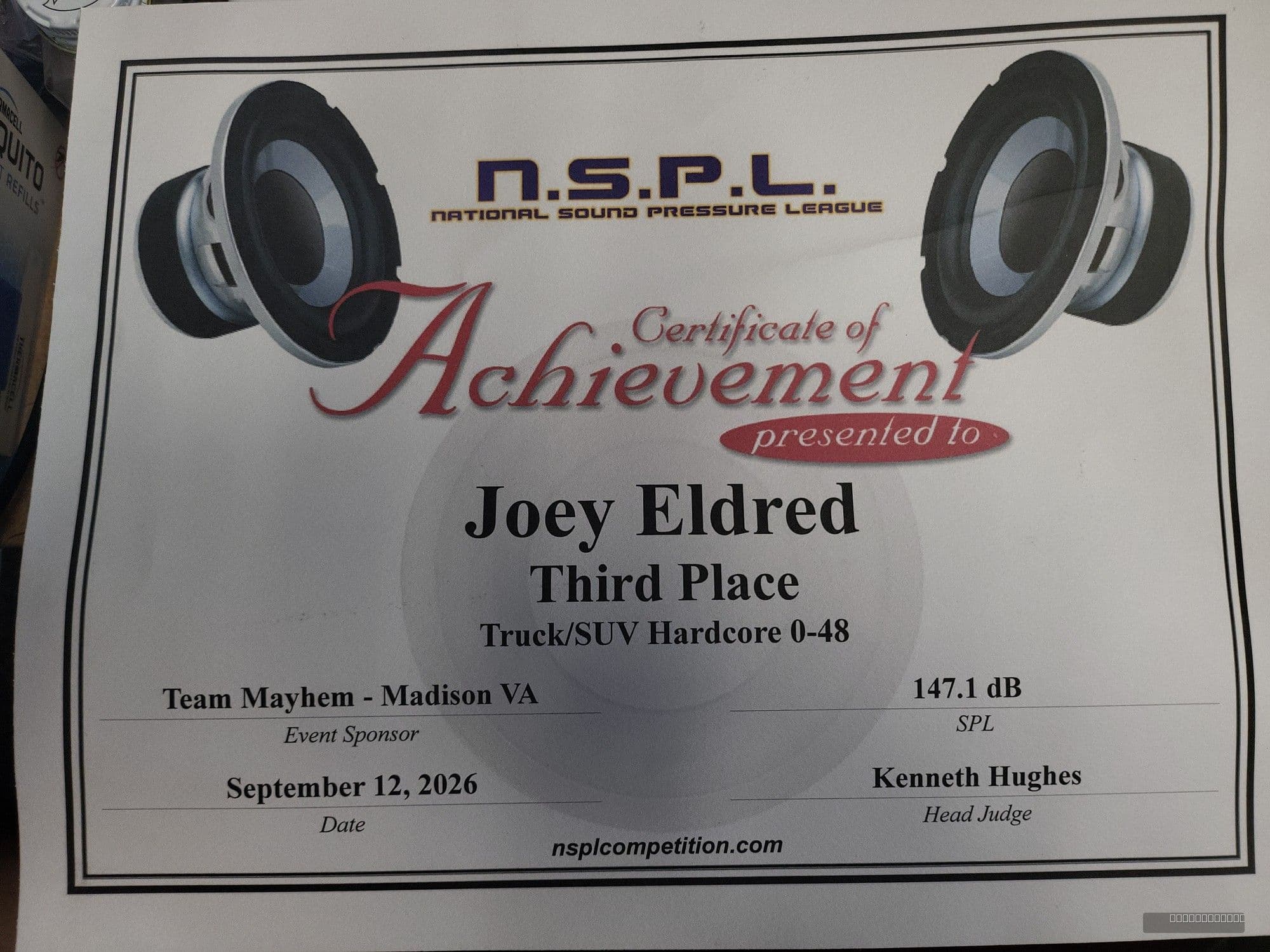 3rd Place Truck Suv Hardcore 0-49