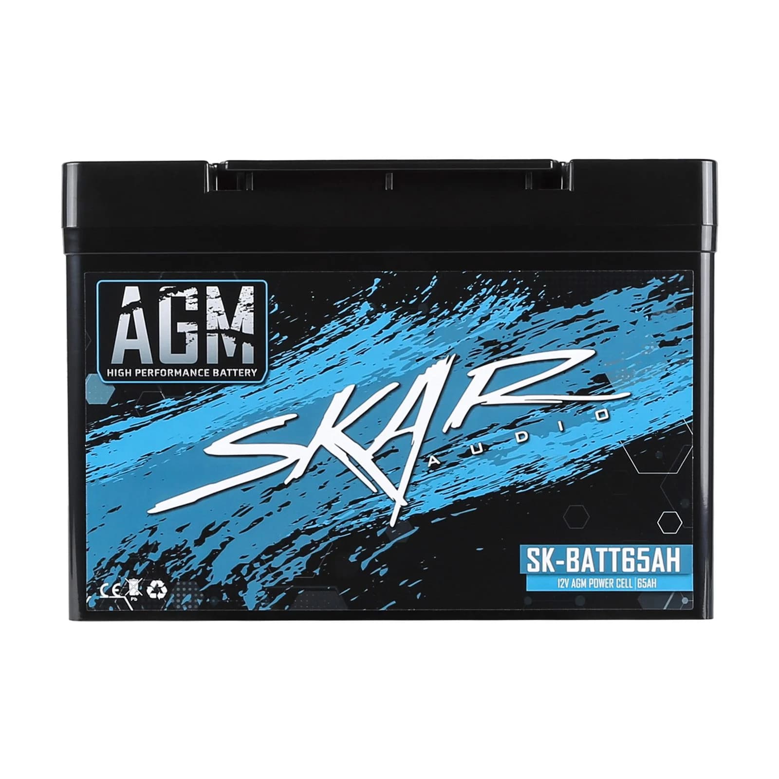 Skar Audio SK-BATT70AH | 12V AGM 1,050 Amp 70Ah High Performance Car Audio Battery with Terminals