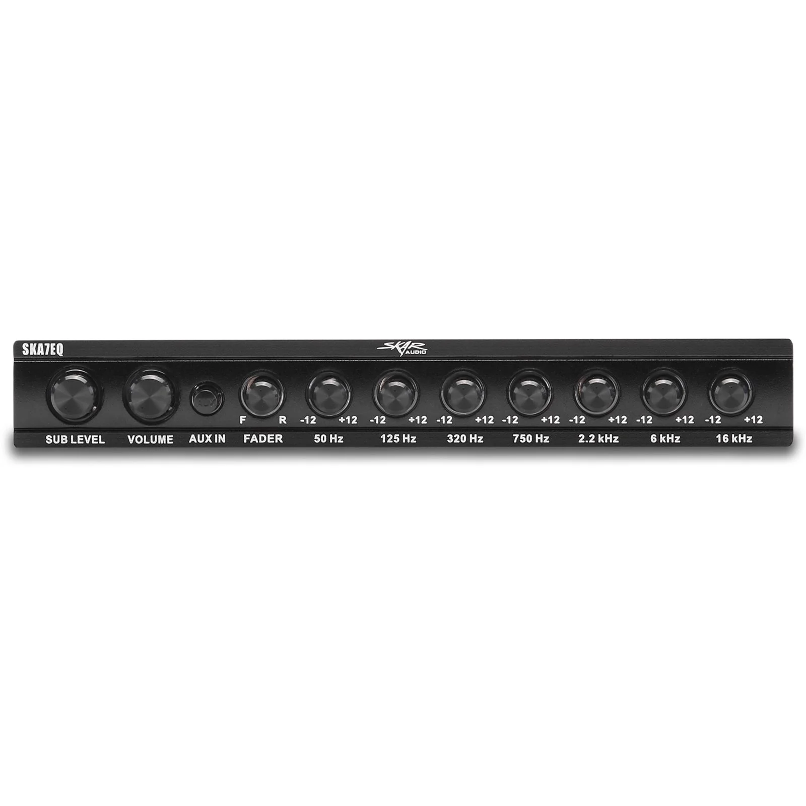 Skar Audio SKA7EQ | 7 Band 1/2 DIN Car Audio Pre-Amp Graphic Equalizer