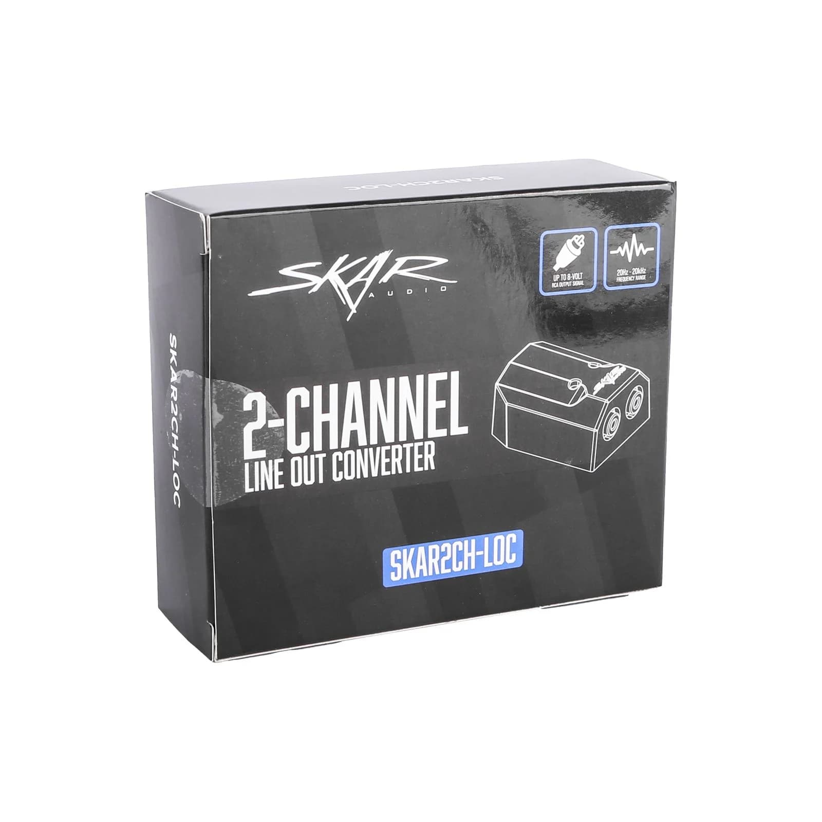SKAR2CH-LOC 2-Channel Speaker Wire to RCA Line-Out Converter