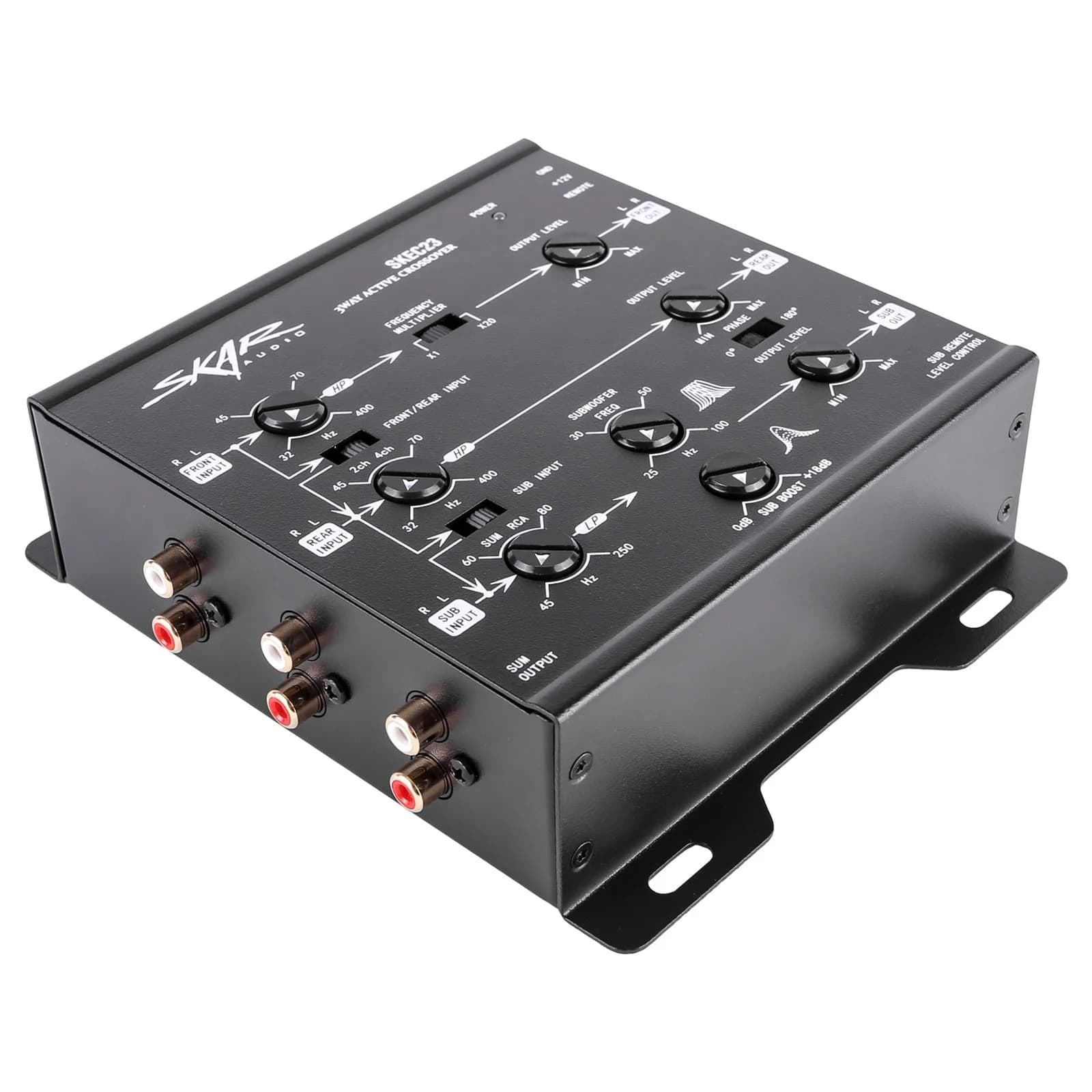 Skar Audio SKEC23 | 3-Way 6 Channel Electronic Crossover