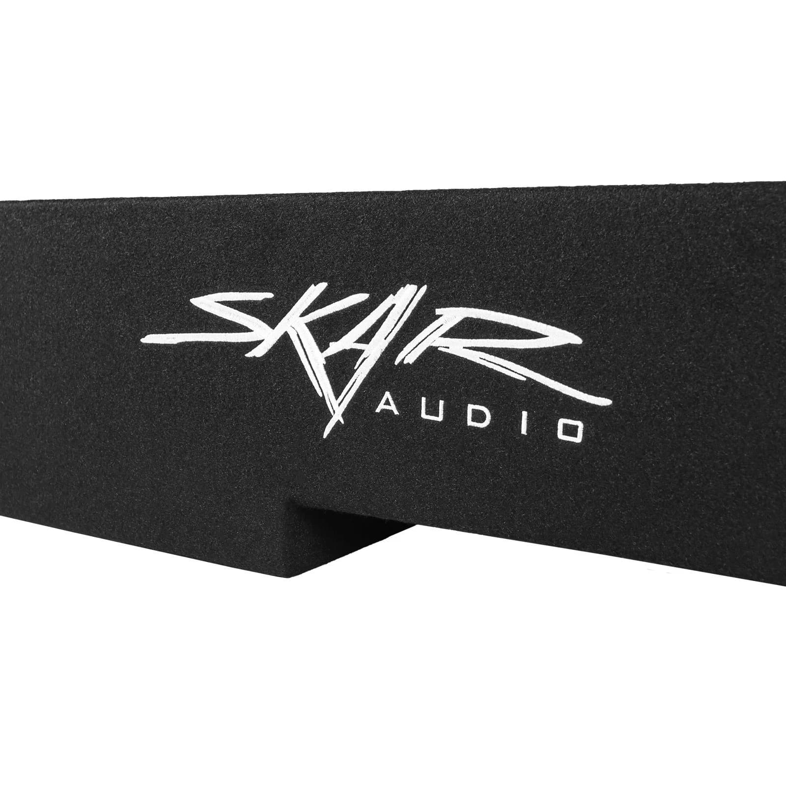 Skar Audio Dual 12" 1,600W Max Power Loaded Ported Subwoofer Enclosure Compatible with 2009-2014 Ford F-150 Super Crew Cab Trucks
