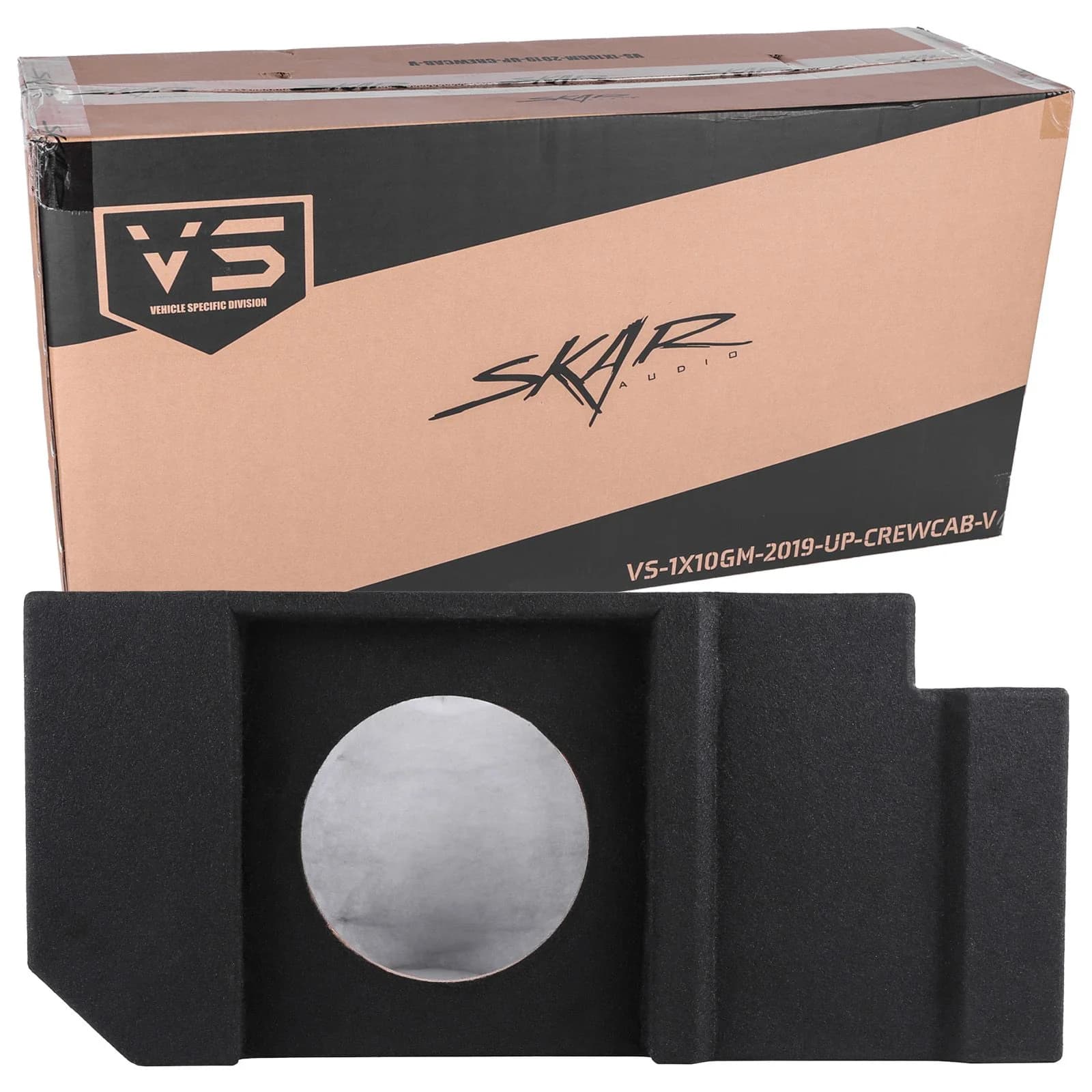 Skar Audio Quad 8" 3200W Max Power Loaded Ported Subwoofer Enclosure Compatible with 2019-2025 Chevy Silverado & GMC Sierra Crew Cab Trucks