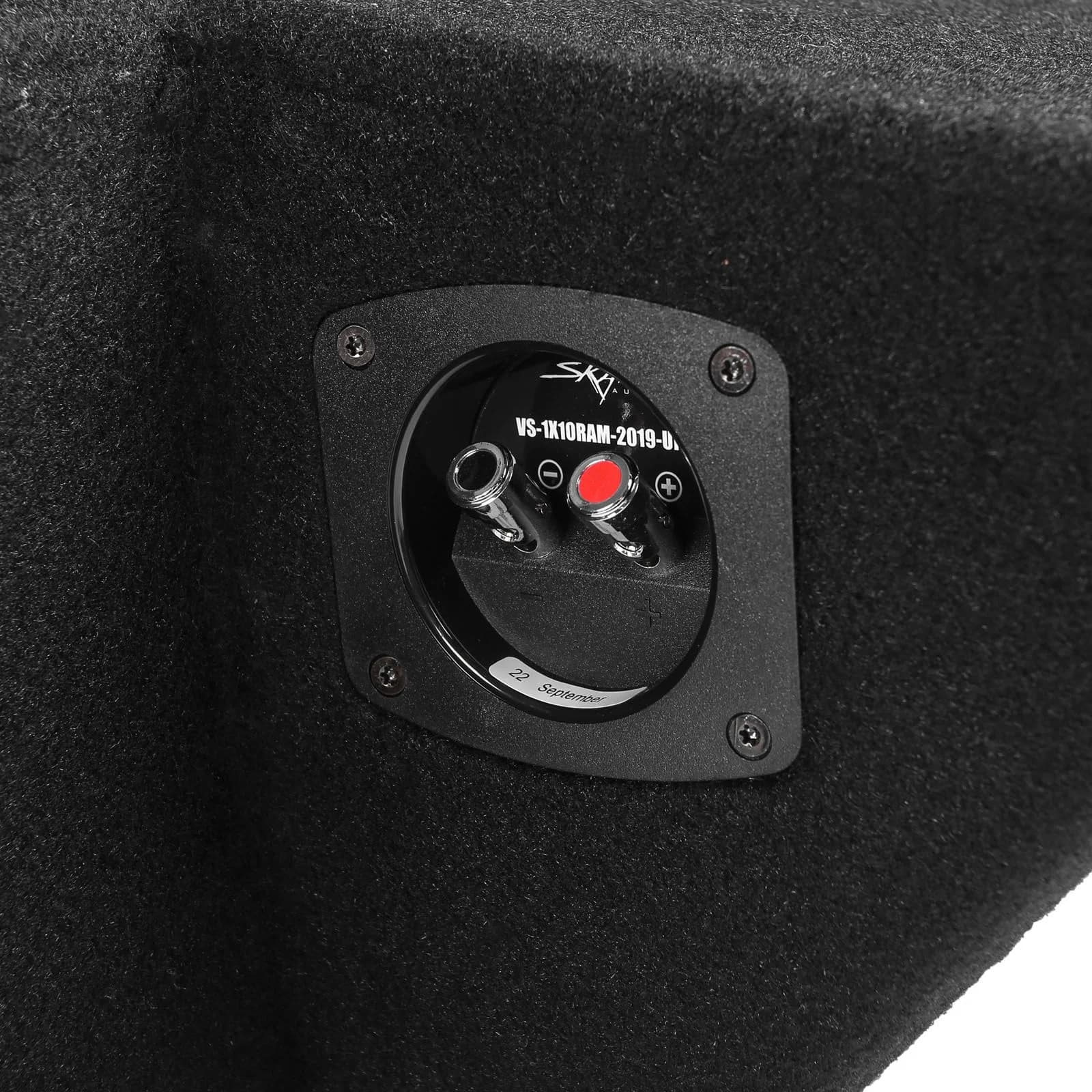 Skar Audio Dual 12" 1,600W Max Power Loaded Subwoofer Enclosure Compatible with 2019-2025 Ram 1500 (5th Gen) Crew Cab Trucks