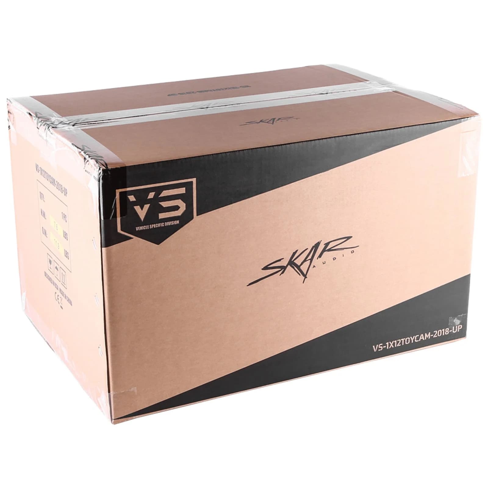 Skar Audio Single 12" 1,000W Max Power Loaded Subwoofer Enclosure Compatible with 2018-2025 Toyota Camry Vehicles