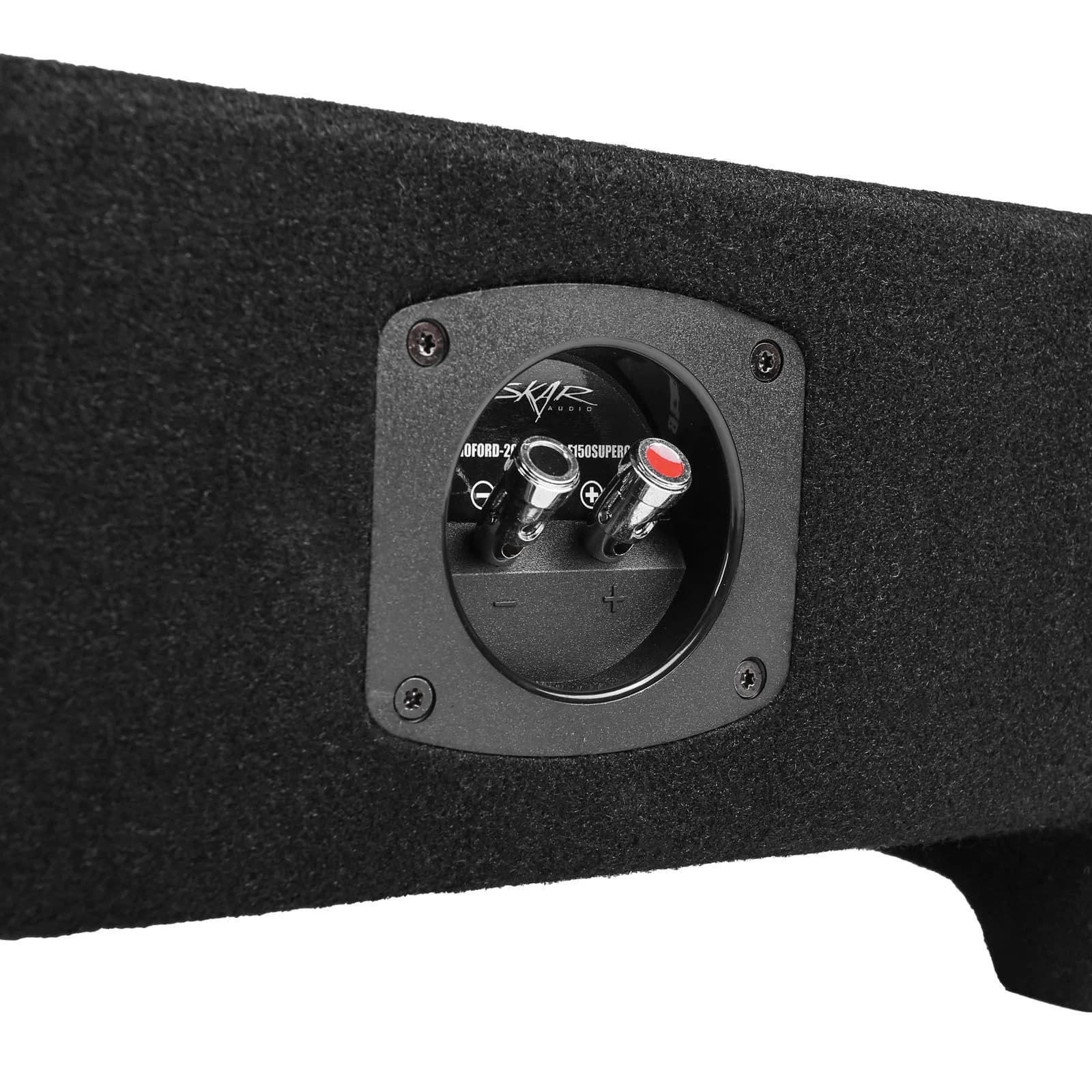 Skar Audio Dual 10" 1,600W Max Power Loaded Subwoofer Enclosure Compatible with 2004-2008 Ford F-150 Super Cab Trucks