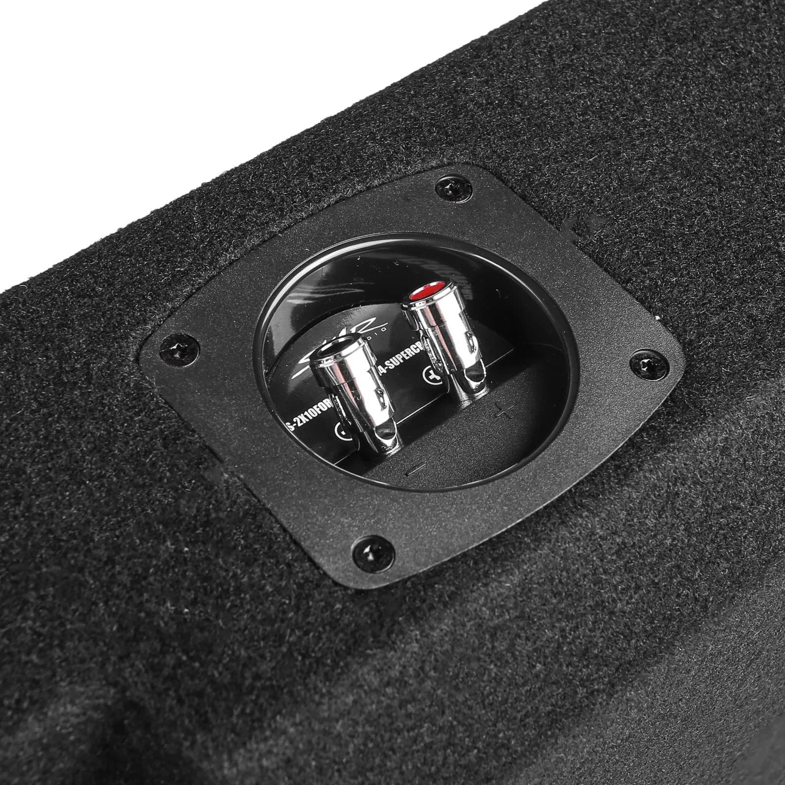 Skar Audio Dual 12" 1,600W Max Power Loaded Ported Subwoofer Enclosure Compatible with 2009-2014 Ford F-150 Super Crew Cab Trucks