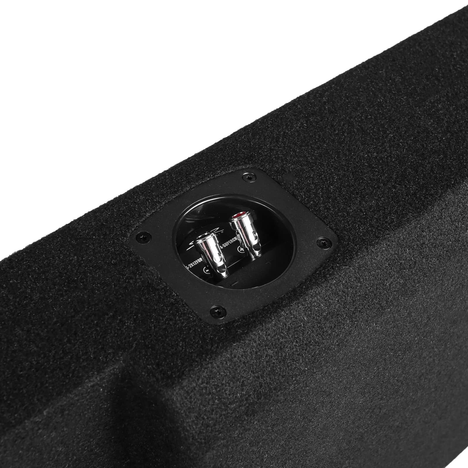 Skar Audio Dual 12" 1,600W Max Power Loaded Ported Subwoofer Enclosure Compatible with 2009-2014 Ford F-150 Super Crew Cab Trucks