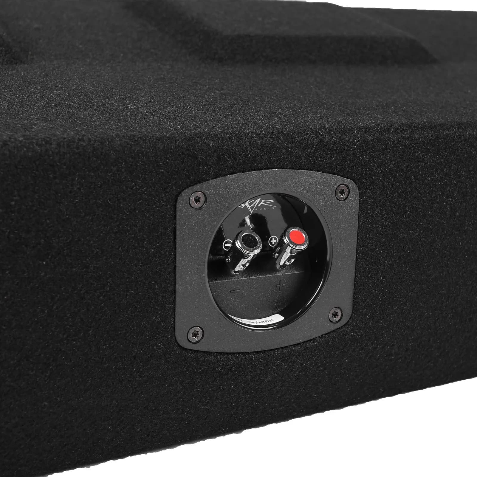 Skar Audio Dual 12" 1,600W Max Power Loaded Subwoofer Enclosure Compatible with 2015-2026 Ford F-150 Super Crew Cab Trucks