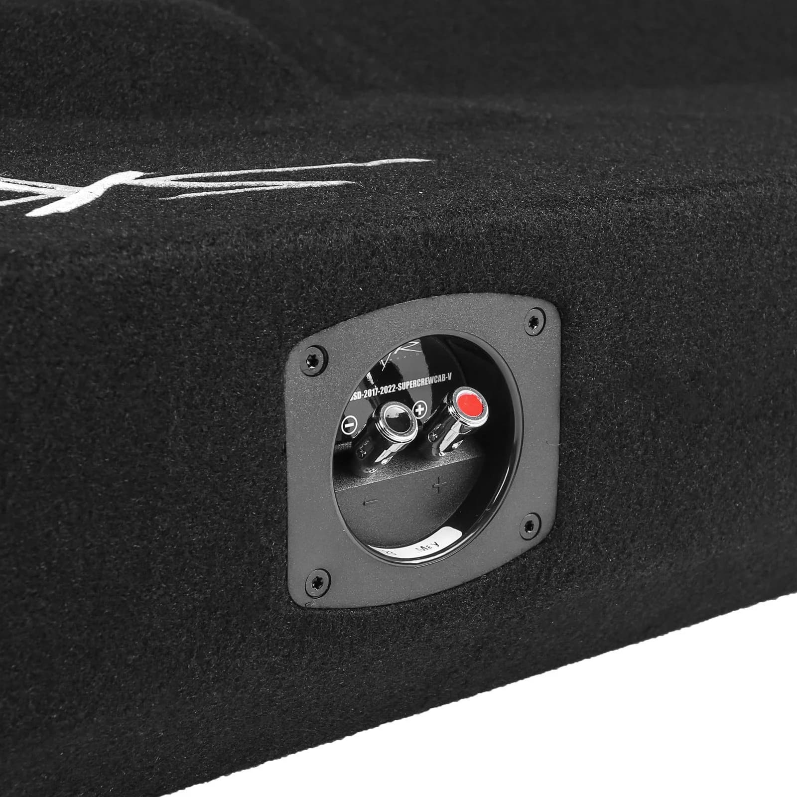 Skar Audio Quad 8" 3,200W Max Power Loaded Subwoofer Enclosure Compatible with 2017-2025 Ford Super Duty (F-250/350/450) SuperCrew Cab Trucks