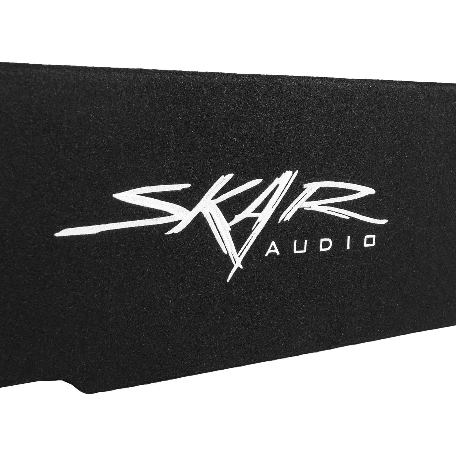 Skar Audio Dual 12" 1,600W Max Power Loaded Subwoofer Enclosure Compatible with 2014-2018 Chevy Silverado & GMC Sierra Crew Cab Trucks