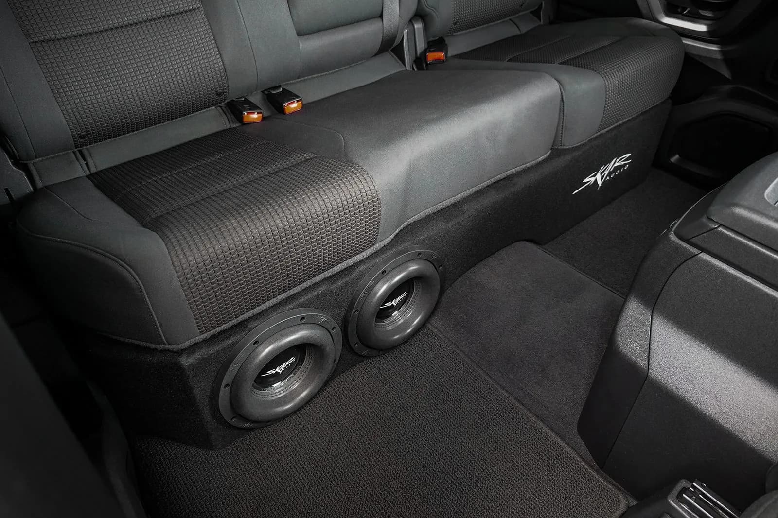 Skar Audio Dual 12" 1,600W Max Power Loaded Subwoofer Enclosure Compatible with 2004-2015 Nissan Titan Crew Cab Trucks