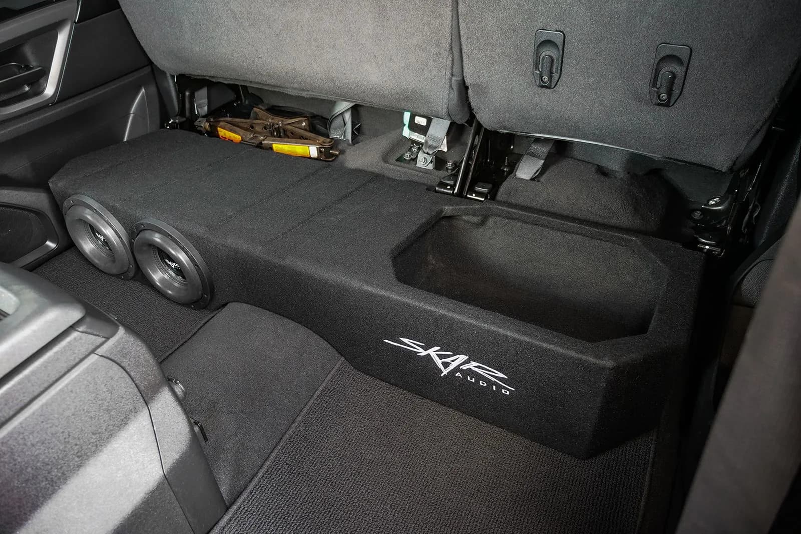 Skar Audio Dual 12" 1,600W Max Power Loaded Subwoofer Enclosure Compatible with 2004-2015 Nissan Titan Crew Cab Trucks