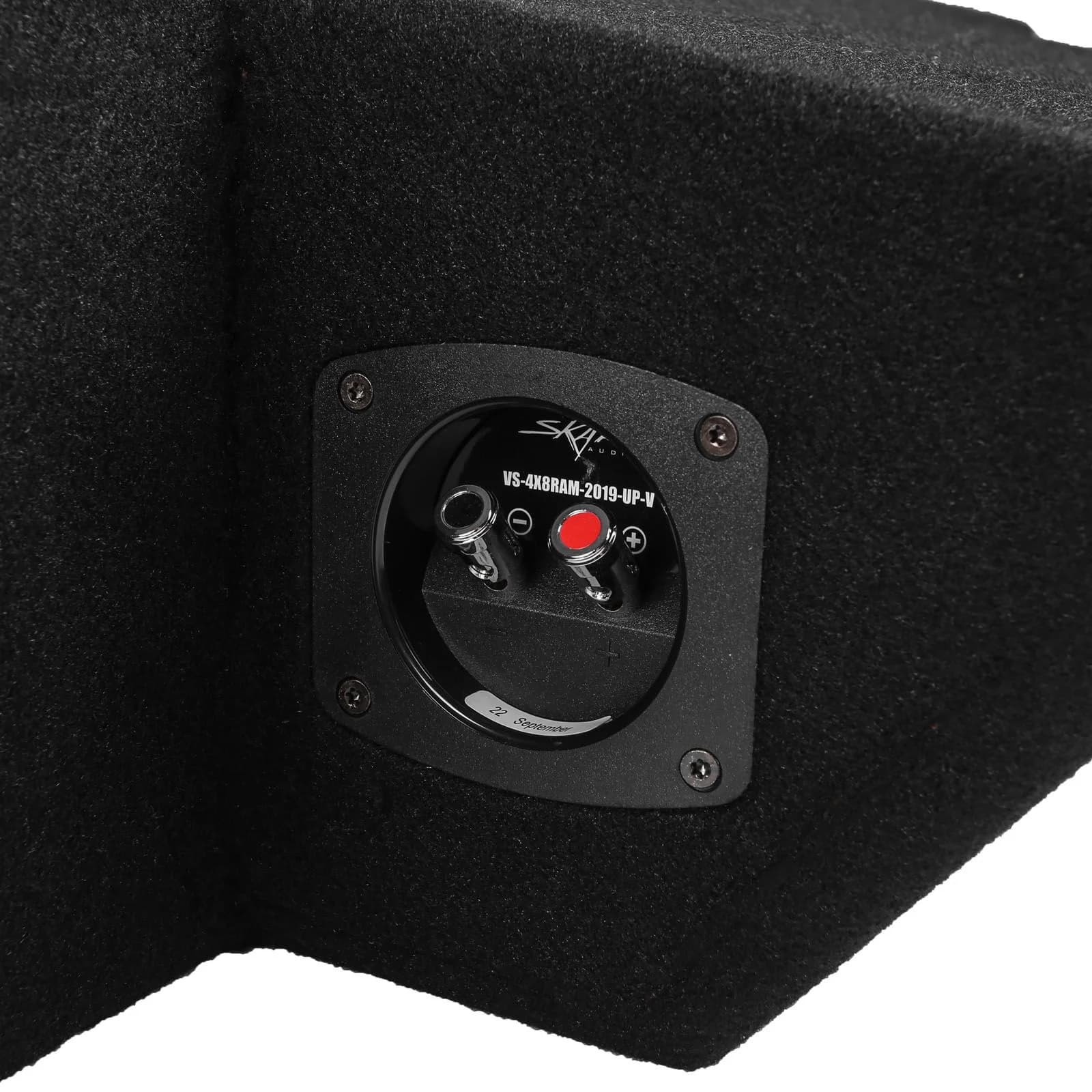 Skar Audio Dual 12" 1,600W Max Power Loaded Subwoofer Enclosure Compatible with 2019-2025 Ram 1500 (5th Gen) Crew Cab Trucks