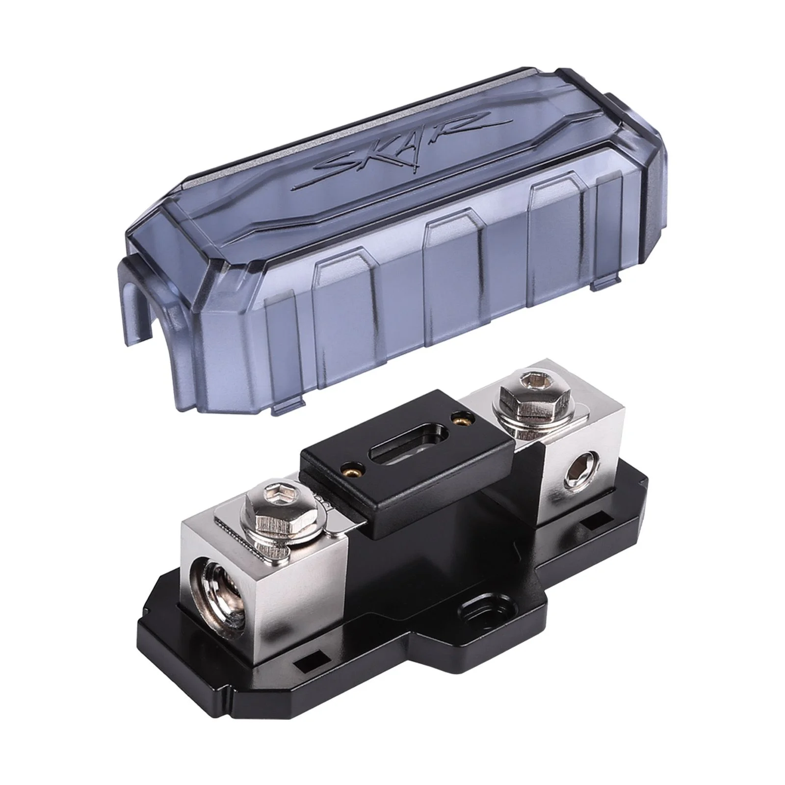 Skar Audio SK-INLINE-FUSEANL150 | 1/0 or 4 Gauge Inline ANL Fuse Holder - 150 Amp ANL Fuse