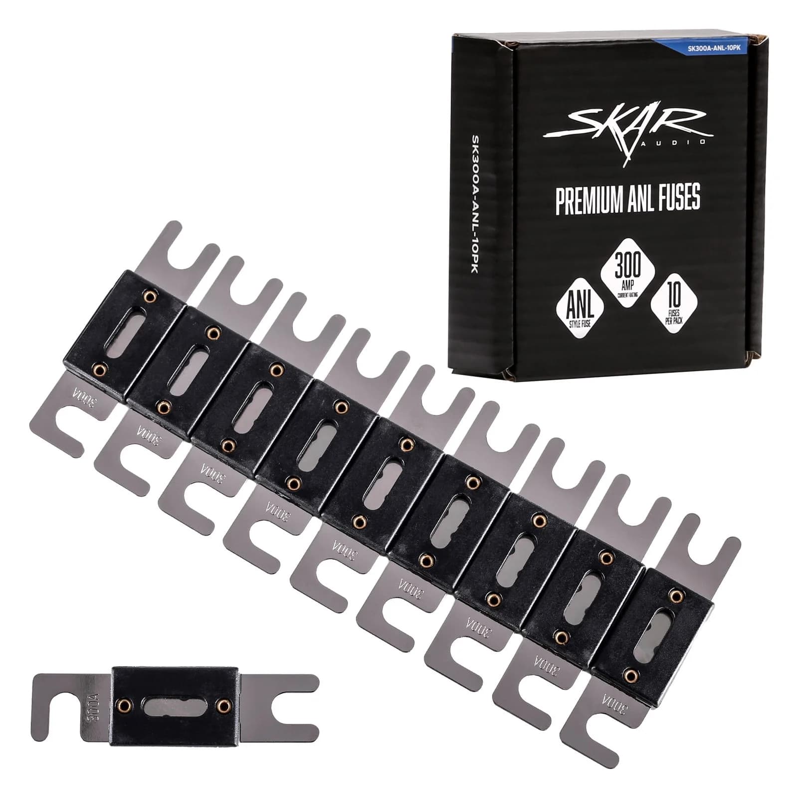 Skar Audio SK300A-ANL-10PK | 300 Amp ANL Style Fuses (10-Pack)