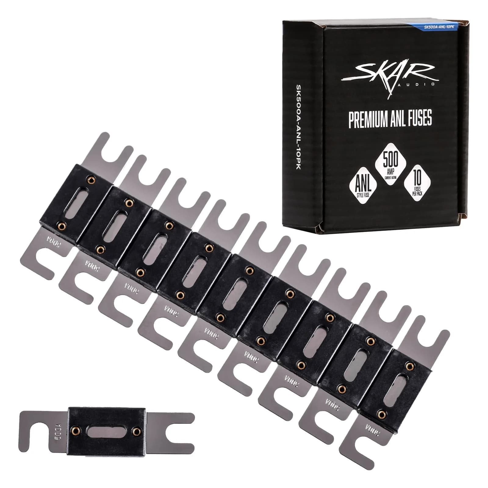 Skar Audio SK500A-ANL-10PK | 500 Amp ANL Style Fuses (10-Pack)