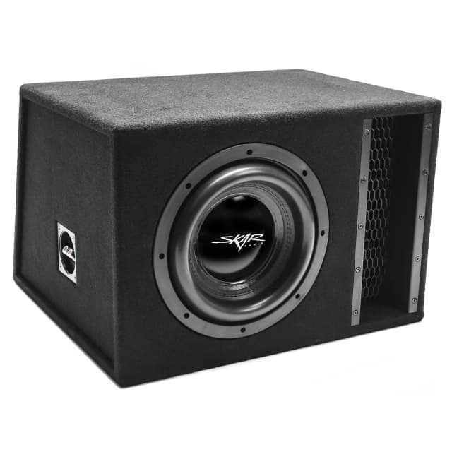 EVL-2X12D4 | Dual 12" 5,000 Watt EVL Series Loaded Vented Subwoofer Enclosure