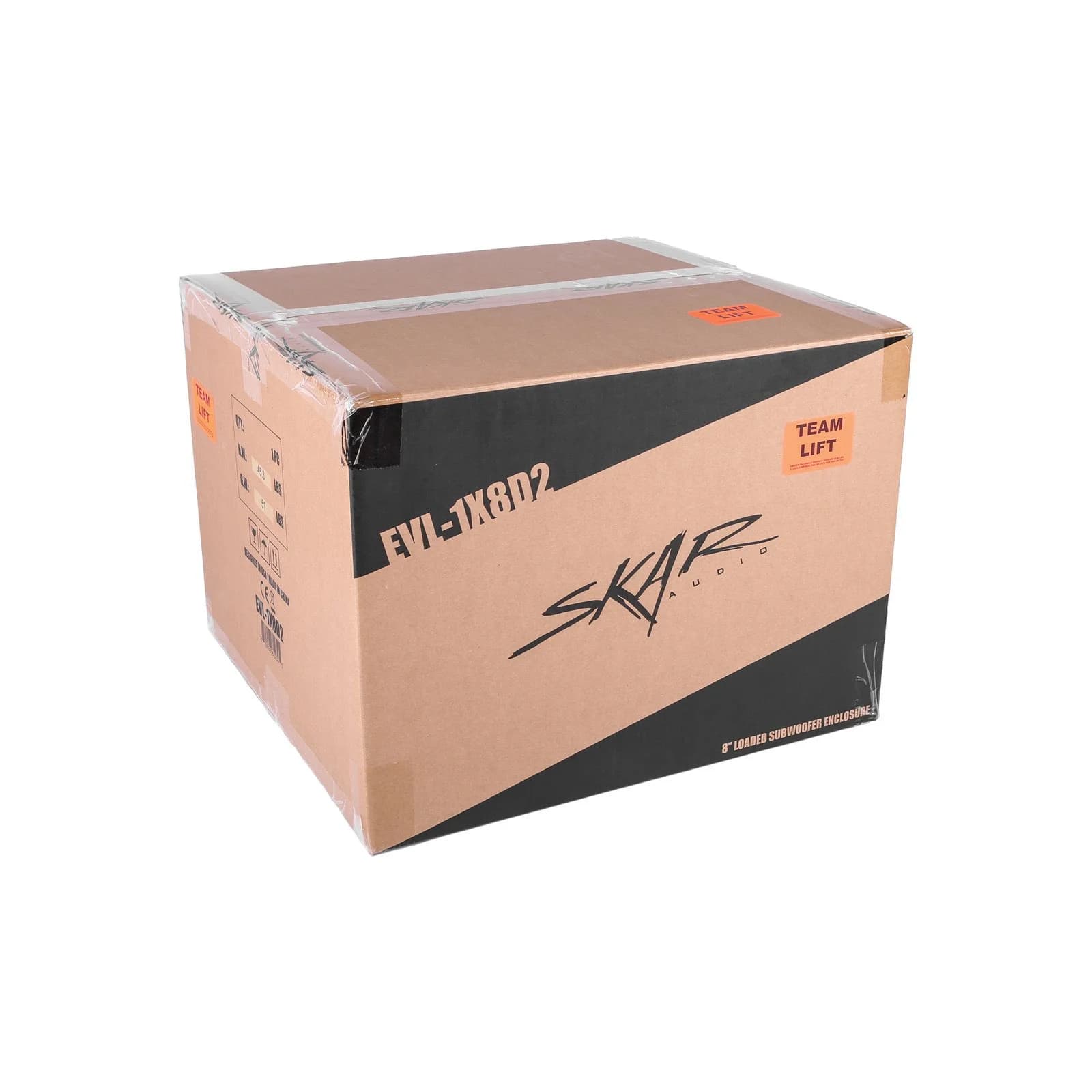 Skar Audio EVL-1X12D2 | Single 12" 2,500 Watt EVL Series Loaded Vented Subwoofer Enclosure