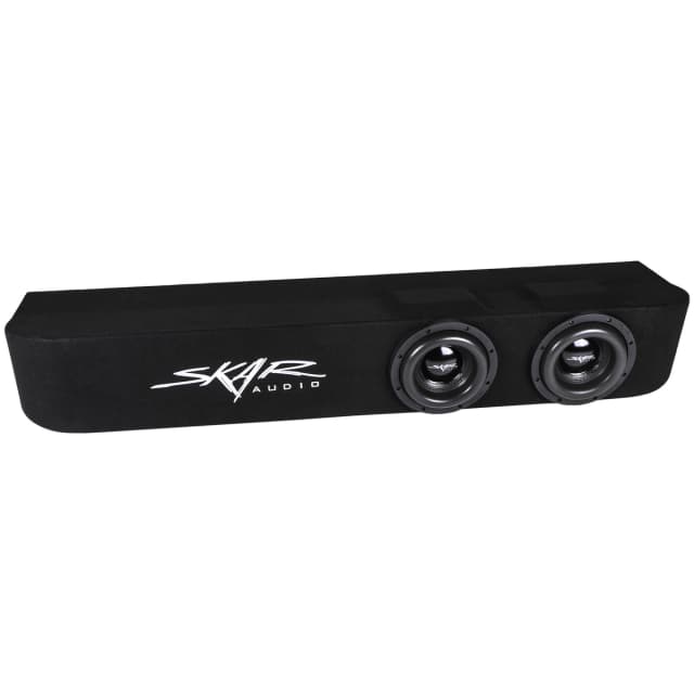 Dual 12" 1,600W Max Power Loaded Subwoofer Enclosure Compatible with 2015-2026 Ford F-150 Super Crew Cab Trucks