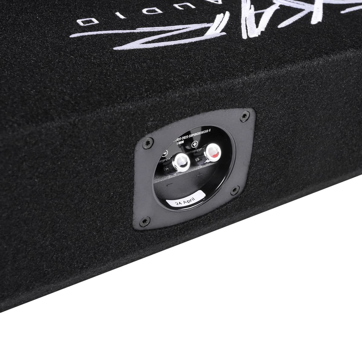 Skar Audio Quad 8" 3,200W Max Power Loaded Subwoofer Enclosure Compatible with 2017-2025 Ford Super Duty (F-250/350/450) SuperCrew Cab Trucks