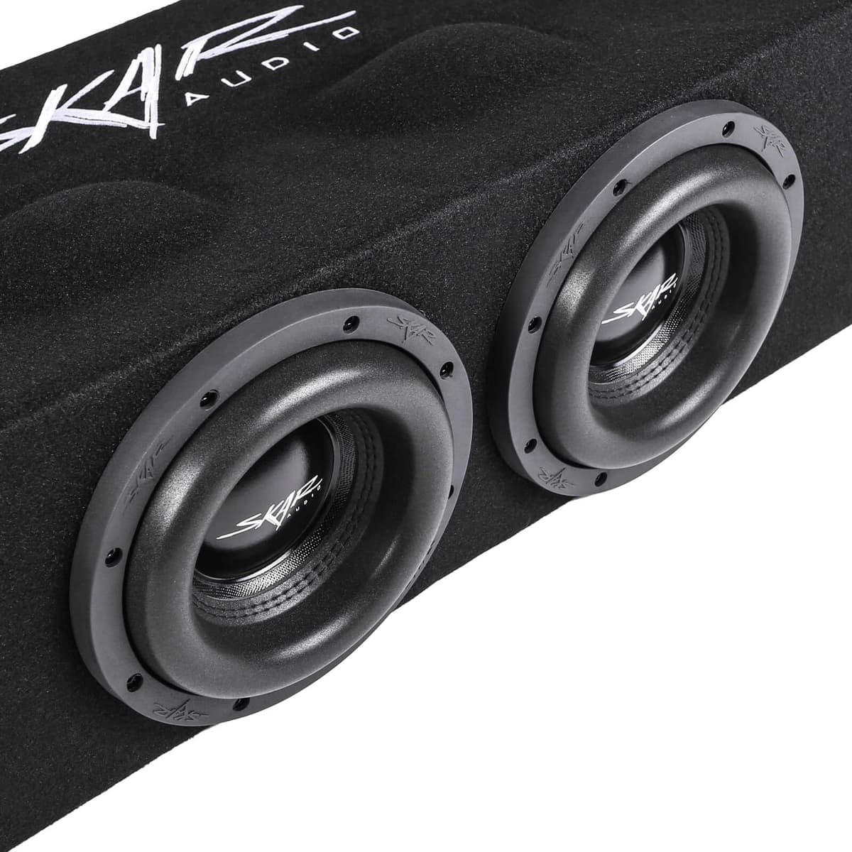 Skar Audio Quad 8" 3,200W Max Power Loaded Subwoofer Enclosure Compatible with 2017-2025 Ford Super Duty (F-250/350/450) SuperCrew Cab Trucks
