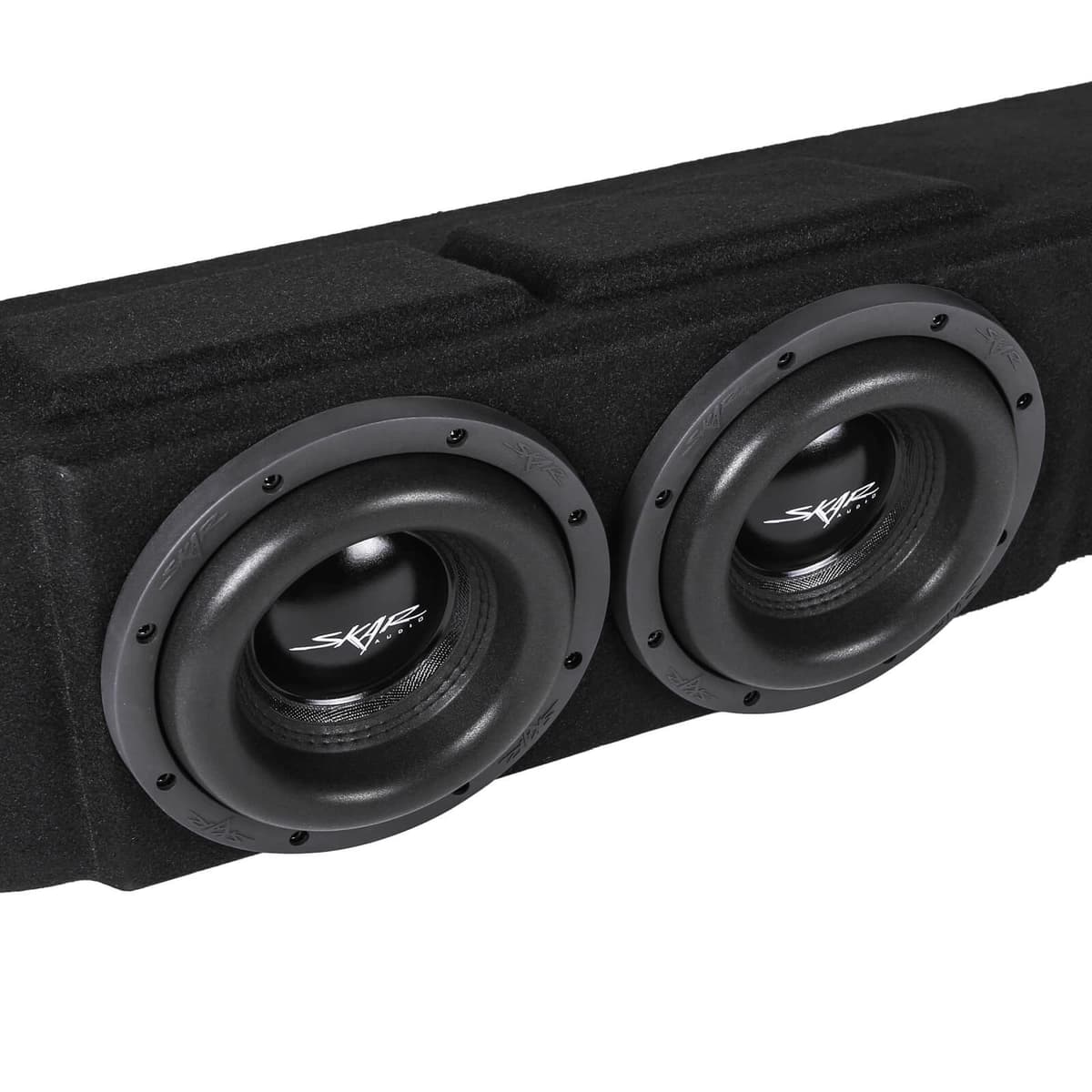 Skar Audio Dual 12" 1,600W Max Power Loaded Subwoofer Enclosure Compatible with 2014-2018 Chevy Silverado & GMC Sierra Crew Cab Trucks