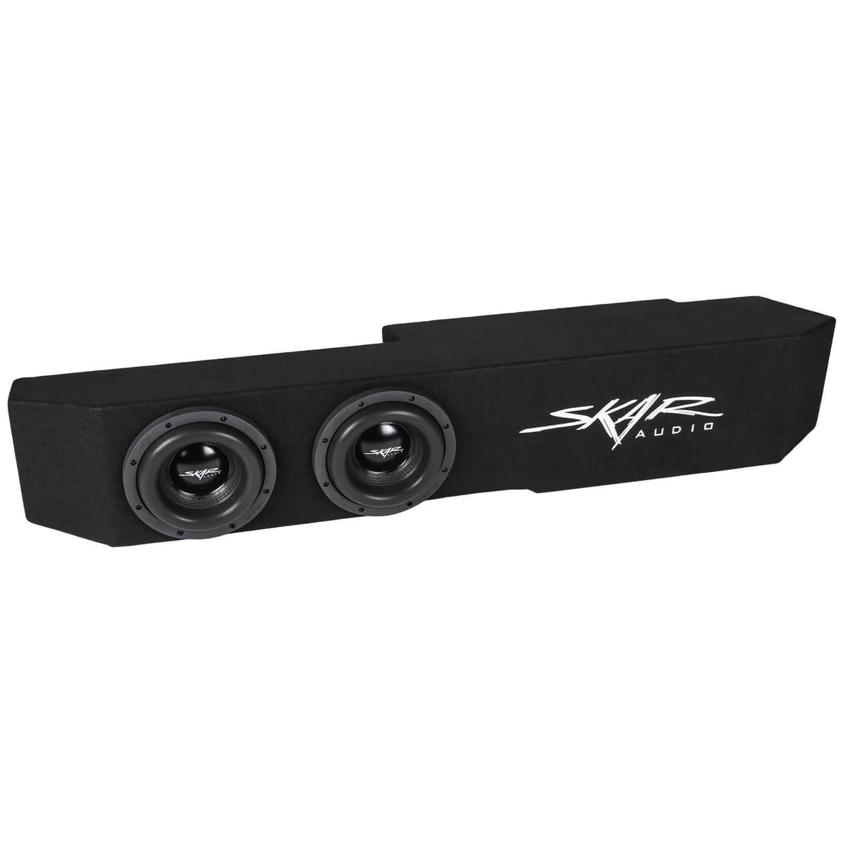 Dual 8" 2,400W Max Power Loaded Subwoofer Enclosure Compatible with 2019-2025 Chevrolet Silverado/GMC Sierra Double Cab Trucks