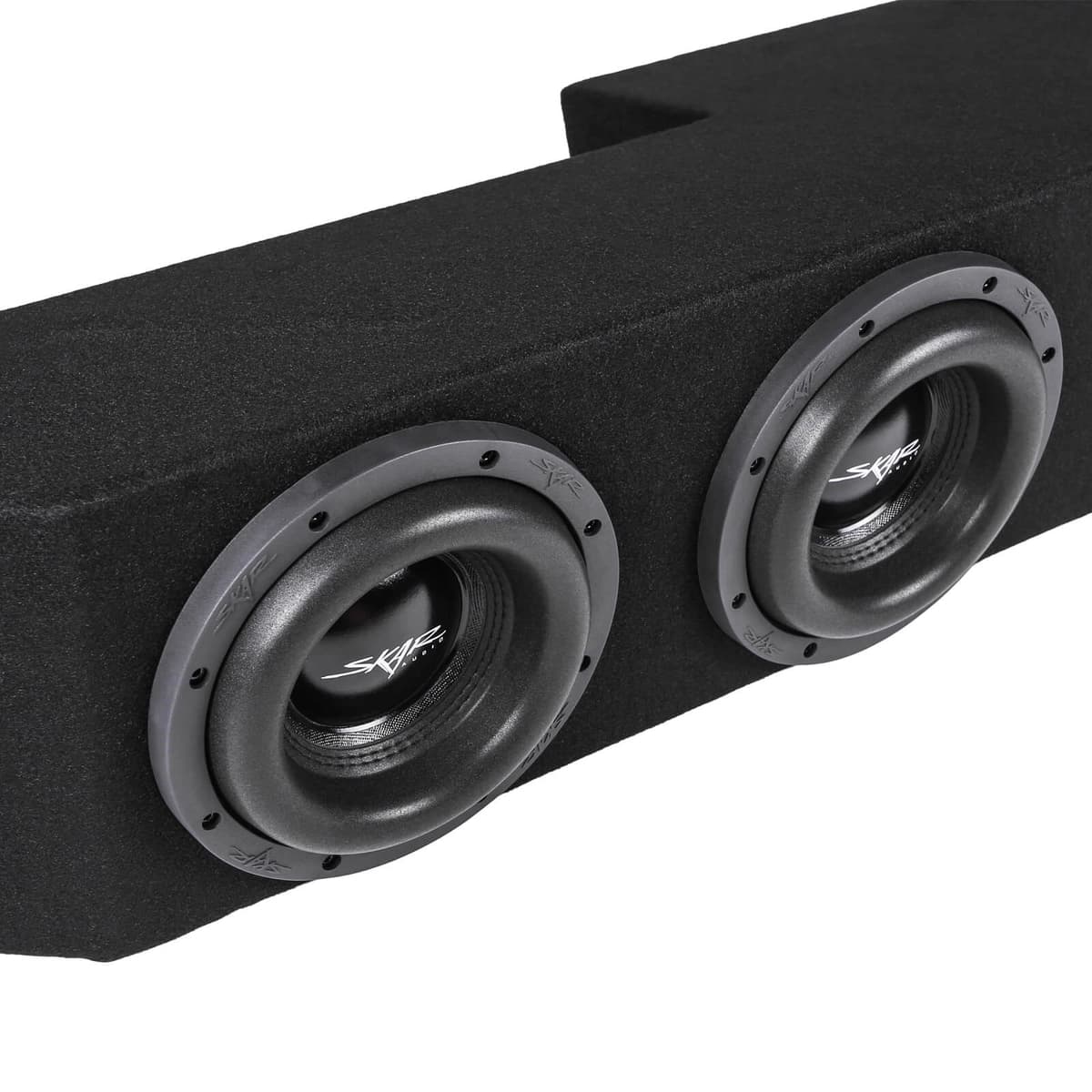 Skar Audio Dual 12" 2,000W Max Power Loaded Ported Subwoofer Enclosure Compatible with 2019-2025 Chevrolet Silverado/GMC Sierra Double Cab Trucks