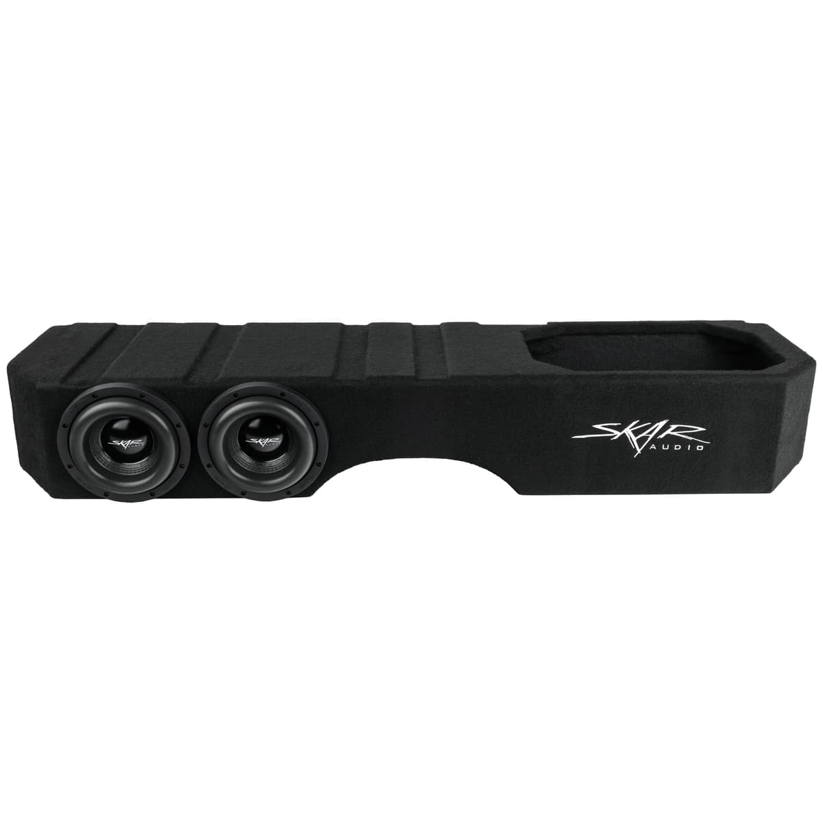Skar Audio Dual 12" 1,600W Max Power Loaded Subwoofer Enclosure Compatible with 2004-2015 Nissan Titan Crew Cab Trucks