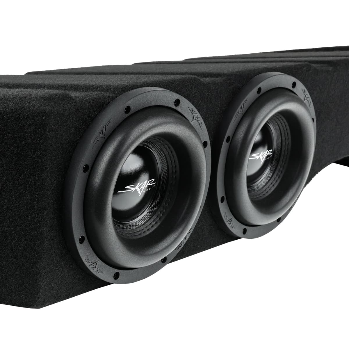 Skar Audio Dual 12" 1,600W Max Power Loaded Subwoofer Enclosure Compatible with 2004-2015 Nissan Titan Crew Cab Trucks