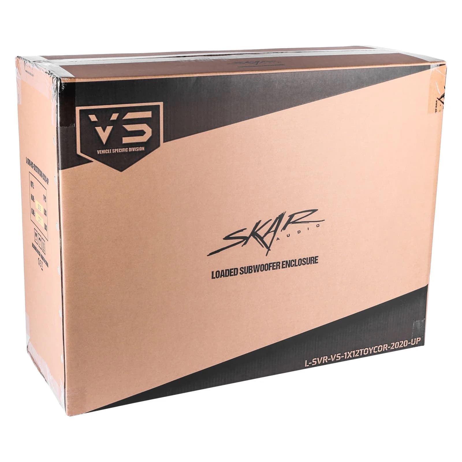 Skar Audio Single 12" 1,600W Max Power Loaded Subwoofer Enclosure Compatible with 2020-2025 Toyota Corolla Vehicles
